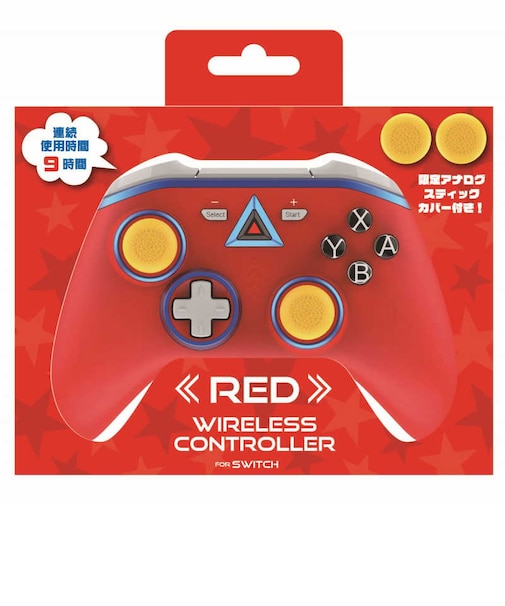 アローン　Switch用ワイヤレスコントローラーレッド ALGNSWCRD<br>★こちらの商品は人気商品のため、色違い・仕様違い等含め「一家族１台限り」でのご協力をお願いしております。