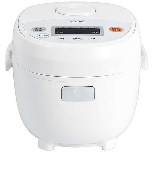 NEOVE　炊飯器 3合 マイコン ホワイト RRSAM30WT