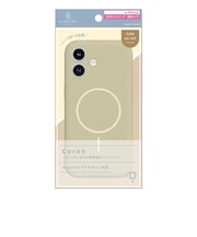 トリニティ　iPhone 17ケース ajouter アジュテ ［Coron］ MagSafe対応 超精密設計 衝撃吸収シリコンケース カフェオレ ベージュ AJIP25M2CRCAO