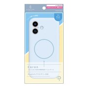 トリニティ　iPhone 17ケース ajouter アジュテ ［Coron］ MagSafe対応 超精密設計 衝撃吸収シリコンケース アイス ブルー AJIP25M2CRIBL