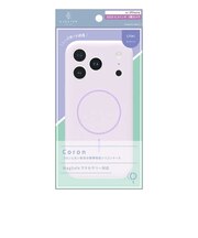 トリニティ　iPhone 17 Proケース ajouter アジュテ ［Coron］ MagSafe対応 超精密設計 衝撃吸収シリコンケース ライラック パープル AJIP25M3CRLIL