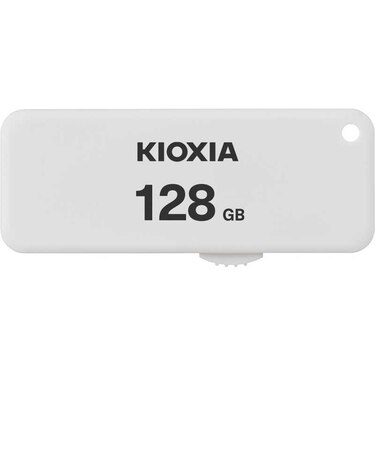 KIOXIA　USBフラッシュメモリー [128GB /USB2.0 /USB TypeA /スライド式] KUS2A128GW