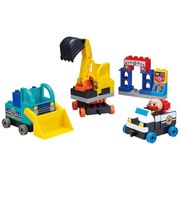 バンダイ　はたらくのりものだいしゅうごう！アンパンマンのりものブロックバケツ ﾊﾀﾗｸﾉﾘﾓﾉAPﾉﾘﾓﾉBﾊﾞｹﾂ