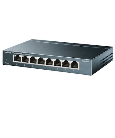 TPLINK　8ポート マグネット付き Giga 10/100/1000Mbps スイッチ 金属製筐体 TLSG508JP