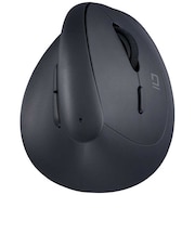 ナカバヤシ PICK! 無線ミニエルゴ静音5ボタン BlueLEDマウス MUSRKF222BK