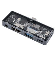 ナカバヤシ　PD対応 TypeCドッキングステーション スケルトン ［ USB Power Delivery対応 ］ UDC11GY