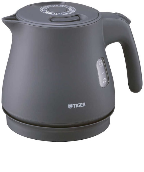 タイガー　蒸気レス電気ケトル 0.6L QUICK&SAFE+ ナイトブラック PCVA060