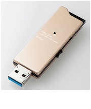 エレコム　USBメモリー 64GB USB3.0 スライド式  MFDAU3064GGD