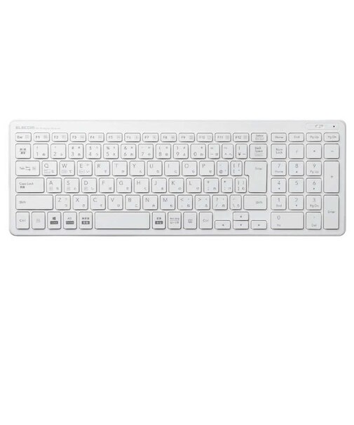 エレコム　キーボード ［ワイヤレス /Bluetooth］ ホワイト TKFBP101WH
