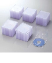 エレコム CD/DVD/Blu-ray対応収納スリムケース (1枚収納×100セット・クリア) CCDJSCS100CR