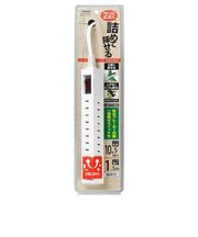 ヤザワ　差し込みフリータップ2面ブレーカーSW付 ［1.5m /10.5個口 /スイッチ付き(一括)］ ホワイト H9B10115WH