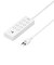 ヤザワ　コンセント 革命 8個口 PD33W付 USB(Type-A、Type-C)付き PSE認証 ［2.0m / 8個口 / スイッチ無 / 2ポート］ H5802PD33WH