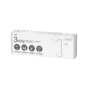 ヤザワ　3wayマグネットライト （丸タイプ） ホワイト SDL05W01WH LED白色 [LED /白色] SDL05W01WH