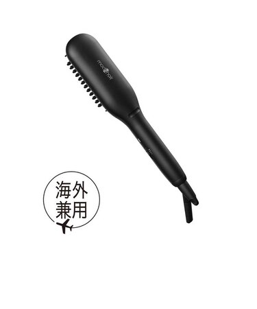 モッズヘア　スタイリッシュ コンパクトイオンヒートブラシ 140℃～180℃ 海外対応 交流(コード)式 ブラック MHB3041K