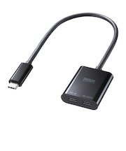 サンワサプライ USB Type-C 拡張アダプタ(ケーブルタイプ・PD対応) ADALCCPD02