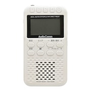 オーム電機　Nラジオ ポケット P500 パールホワイト ［ワイドFM対応 / AM/FM］ ホワイト RADP500NW