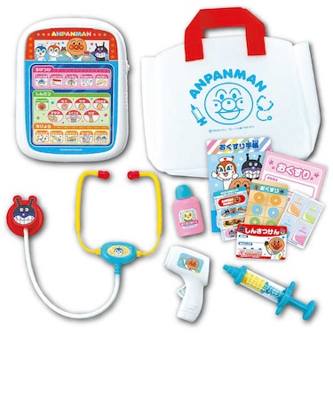 ジョイパレット　知育教育アンパンマン おしゃべりがいーっぱい電子カルテ アンパンマンDXおいしゃさんセット APDXｵｲｼｬｻﾝｾｯﾄ