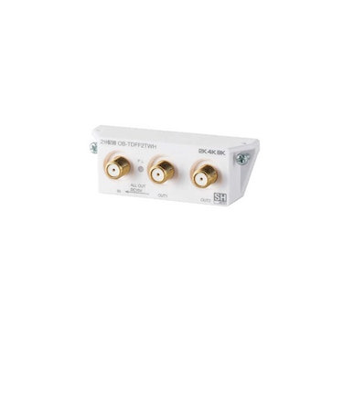 ORIGINALBASIC　4K8K対応 アンテナ2分配器  OBTDFF2TWH