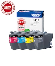 ブラザー 純正 インクカートリッジ 4色入りパック LC4124PK
