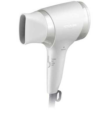 コイズミ　マイナスイオンヘアドライヤー 軽ジョーブ KHD9740W