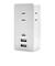 ラスタバナナ　電源タップType-C PD20W USB-A×2 15W 3コンセント ［直挿し / 3個口 / スイッチ無 / 3ポート］ ホワイト R3ACC2A20W01WH