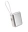 ラスタバナナ　10000mAh 超小型モバイルバッテリー A×1 C×1 Cケーブル×1 PD20W WH ［USB Power Delivery対応 / 2ポート］ ホワイト RLI100C20W06WH