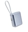 ラスタバナナ　10000mAh 超小型モバイルバッテリー A×1 C×1 Cケーブル×1 PD20W BL ［USB Power Delivery対応 / 2ポート］ ブルー RLI100C20W06BL