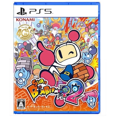 コナミデジタルエンタテインメント　PS5ゲームソフト スーパーボンバーマン R 2 ｽｰﾊﾟｰﾎﾞﾝﾊﾞｰﾏﾝR2<br>★こちらの商品は人気商品のため、色違い・仕様違い等含め「一家族１台限り」でのご協力をお願いしております。