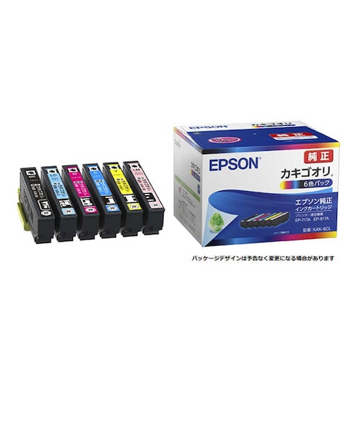 エプソン　純正プリンターインク カキゴオリ 6色パック KAK6CL