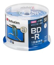VERBATIMJAPAN　録画用BD-R 1-6倍速 25GB 50枚(スピンドル) VBR130RP50SD1B