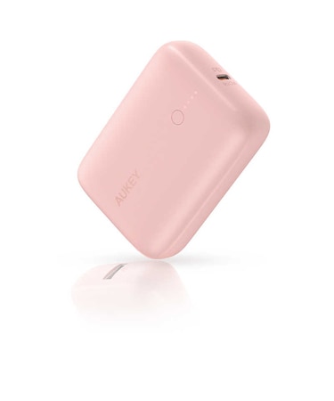 AUKEY　モバイルバッテリー Basix Mini ［USB Power Delivery・Quick Charge対応 /2ポート］ Pink PBN83SPK