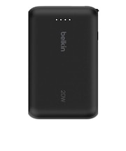 BELKIN　BoostCharge 20W ケーブル内蔵 モバイルバッテリー 10000mAh　ブラック BPB021FQBK