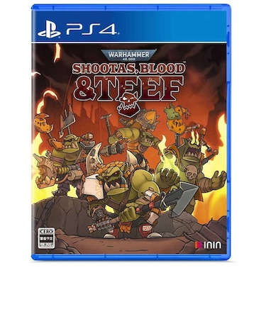 ININGAMES　PS4ゲームソフト Warhammer 40000:Shootas Blood & Teef 通常版 ｳｵｰﾊﾝﾏｰﾌｫｰﾃｨｰｹｰ<br>★こちらの商品は人気商品のため、色違い・仕様違い等含め「一家族１台限り」でのご協力をお願いしております。