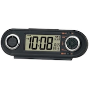 セイコー 目覚まし時計 デジタル 電波自動受信機能有 ライデン 黒 NR537K