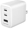 多摩電子工業　PD45W コンセントチャージャー C×2＋A ホワイト TSAP164UC2W