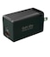 オズマ　PowerDelivery45W出力 AC-USB充電器 2Port(C＆A) ブラック ［2ポート /USB Power Delivery対応 ］ ACUC45PQGBK
