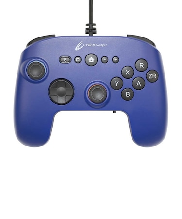 サイバーガジェット Switch2用ゲーミングコントローラー6B 有線タイプ ブルー SW2GMコン6BユウセンBL<br>★こちらの商品は人気商品のため、色違い・仕様違い等含め「一家族1台限り」でのご協力をお願いしております。