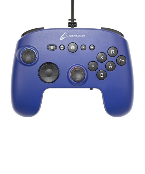 サイバーガジェット Switch2用ゲーミングコントローラー6B 有線タイプ ブルー SW2GMコン6BユウセンBL<br>★こちらの商品は人気商品のため、色違い・仕様違い等含め「一家族1台限り」でのご協力をお願いしております。
