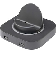 サイバーガジェット Switch2用USBハブスタンド 4ポート ブラック SW2USBハブスタンド