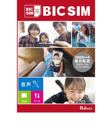 IIJ　【無料Wi-Fi付】BIC SIM ギガプランパッケージ（音声/SMS/データ共通） IMB330