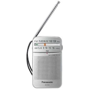 パナソニック ポータブルラジオ ワイドFM対応 シルバー RFP55S