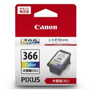 キヤノン 純正プリンターインク (大容量) 3色カラー BC-366XL