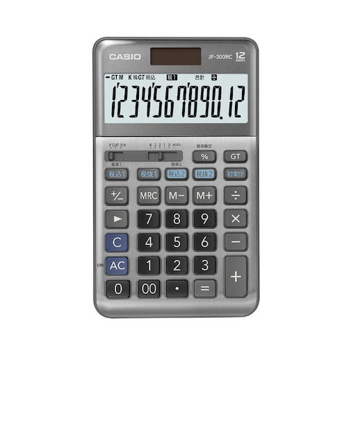 カシオ　軽減税率計算対応電卓 JF200RCN
