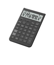 カシオ　デザイン電卓 ［12桁］ ダークグレイ JT200TGYN