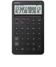カシオ　デザイン電卓 ［12桁］ ブラック JFM200BKN