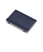 カシオ　EX-word XD-SAシリーズ用 電子辞書ケース ブックカバータイプケース ブルー XDCC2605BU