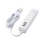 エレコム USBタップ USBメス×3 AC×2 ケーブル1.5m 3.4A MOTU102315WH