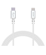 エレコム　PD対応 USB C-Lightningケーブル 高耐久 2.0m ホワイト MPACLS20XWH