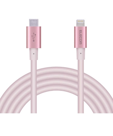 エレコム　PD対応 USB C-Lightningケーブル 準高耐久 2.0m MPACLPS20PN