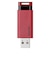 エレコム　USBメモリー USB3.1(Gen1)対応 ノック式 オートリターン機能付 128GB レッド MFPKU3128GRD